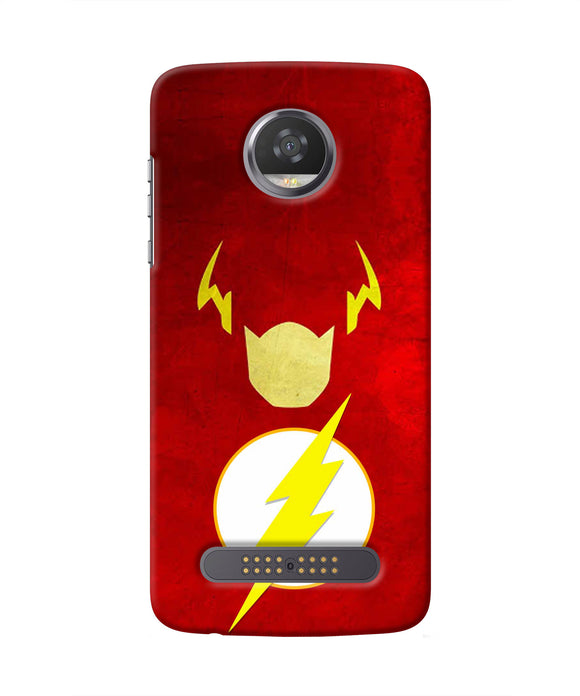 Flash Character Moto Z2 Play Real 4D Back Cover