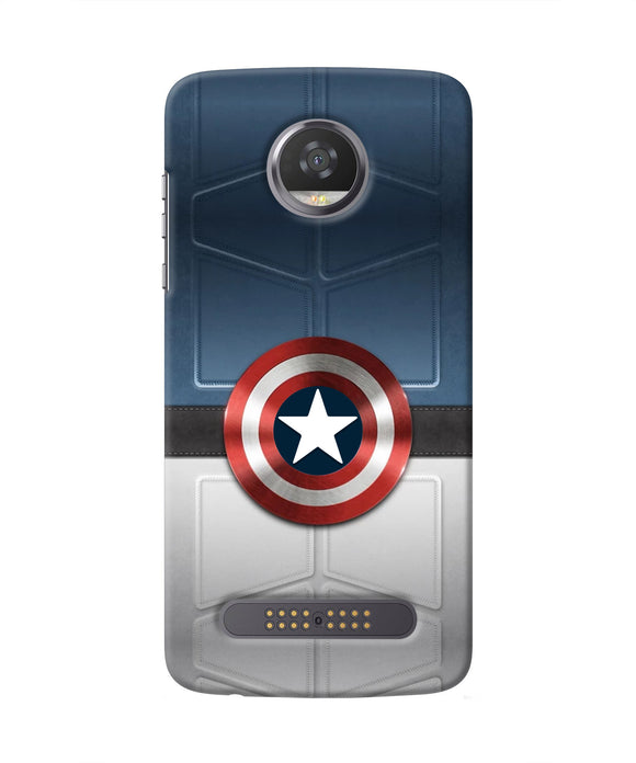 Captain America Suit Moto Z2 Play Real 4D Back Cover