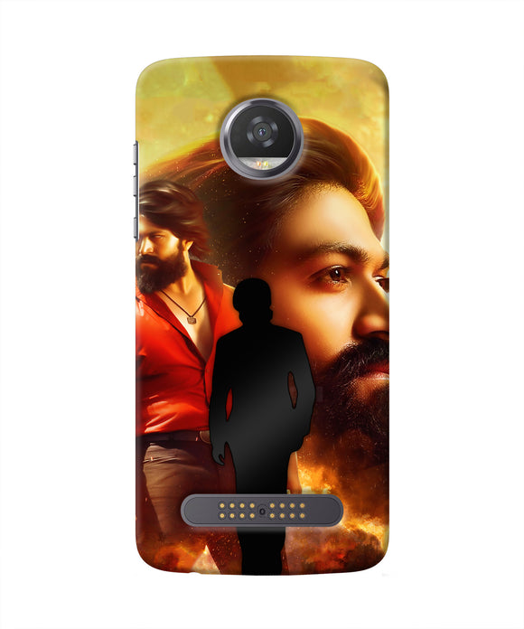 Rocky Bhai Walk Moto Z2 Play Real 4D Back Cover