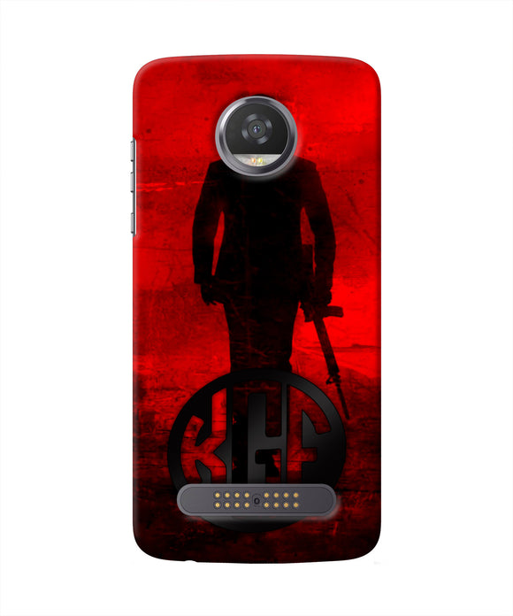Rocky Bhai K G F Chapter 2 Logo Moto Z2 Play Real 4D Back Cover