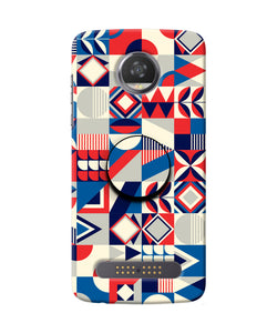 Colorful Pattern Moto Z2 Play Pop Case