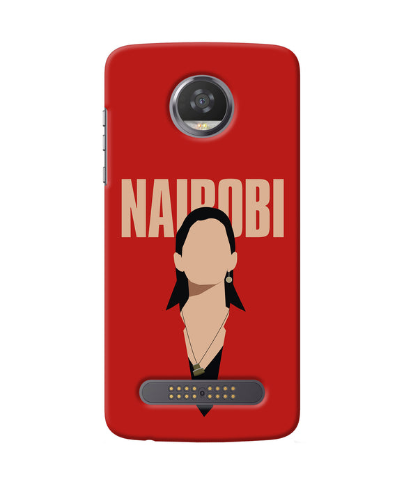 Nairobi Paint Money Heist Moto Z2 Play Back Cover