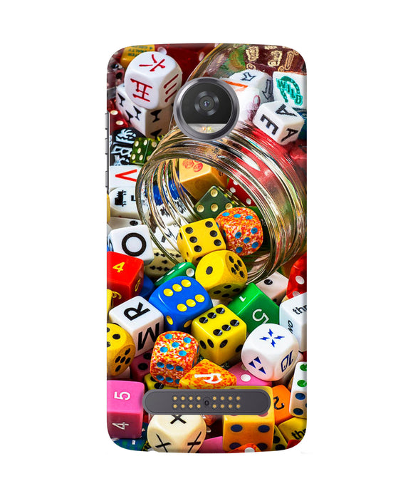 Colorful Dice Moto Z2 Play Back Cover