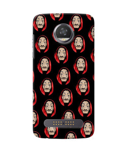 Money Heist Mask Moto Z2 Play Back Cover