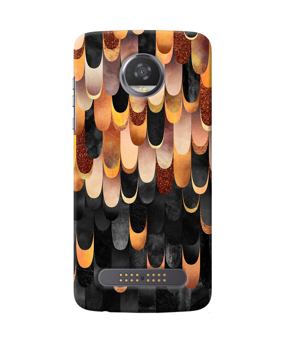 Abstract Wooden Rug Moto Z2 Play Back Cover