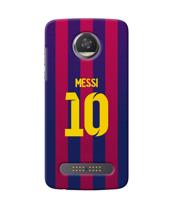 Messi 10 Tshirt Moto Z2 Play Back Cover