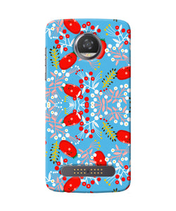 Small Red Animation Pattern Moto Z2 Play Back Cover