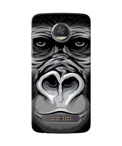 Black Chimpanzee Moto Z2 Play Back Cover