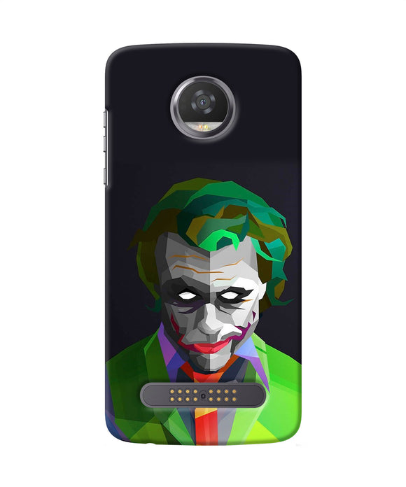 Abstract Dark Knight Joker Moto Z2 Play Back Cover