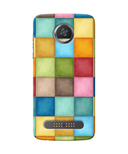 Abstract Colorful Squares Moto Z2 Play Back Cover