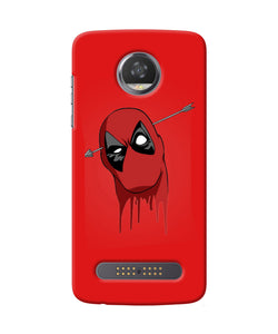 Funny Deadpool Moto Z2 Play Back Cover