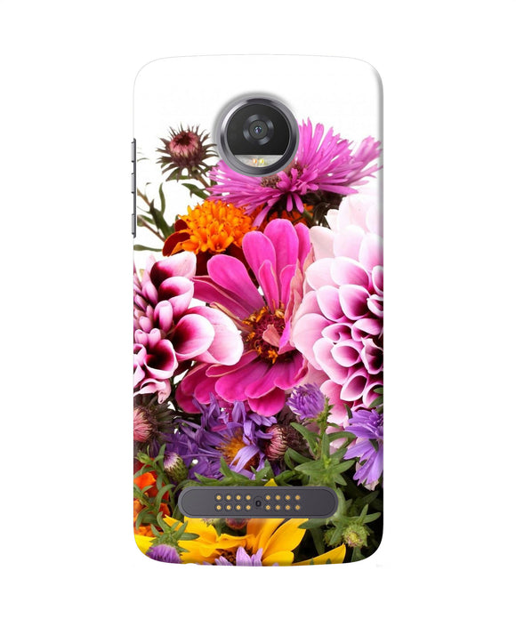 Natural Flowers Moto Z2 Play Back Cover