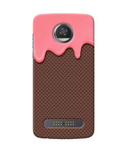 Waffle Cream Biscuit Moto Z2 Play Back Cover