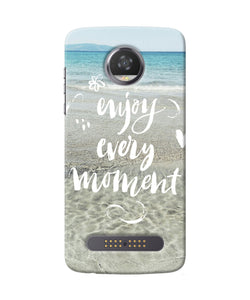 Enjoy Every Moment Sea Moto Z2 Play Back Cover