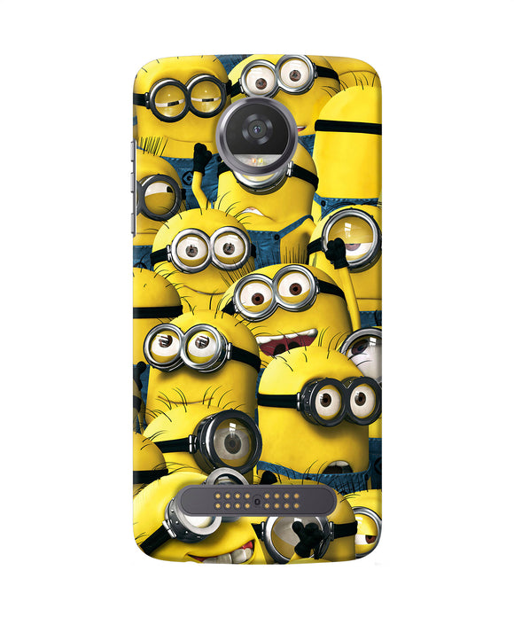 Minions Crowd Moto Z2 Play Back Cover