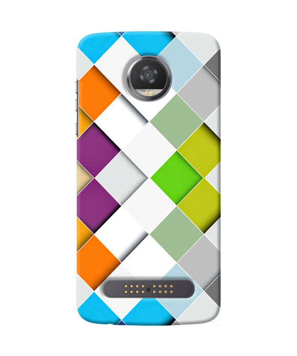 Abstract Color Box Moto Z2 Play Back Cover