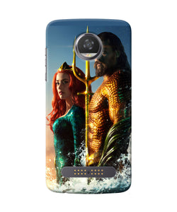 Aquaman Couple Moto Z2 Play Back Cover