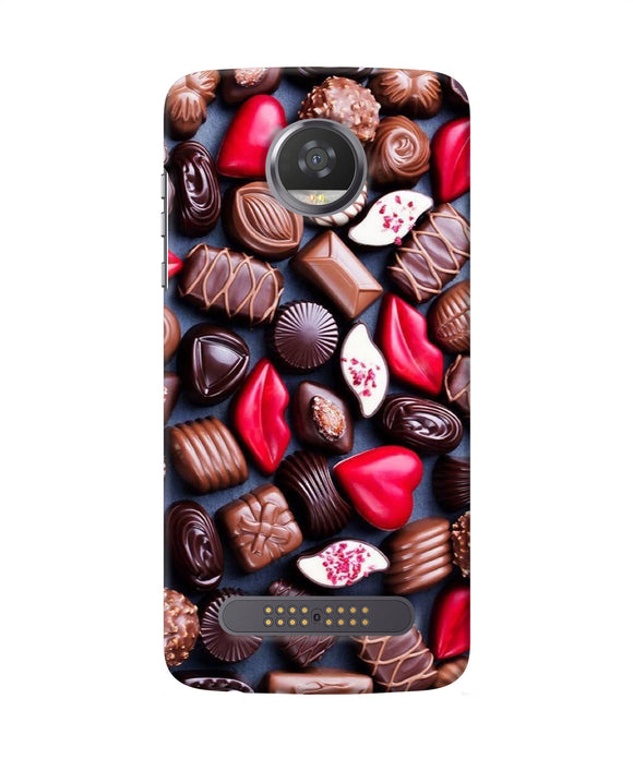 Valentine Special Chocolates Moto Z2 Play Back Cover