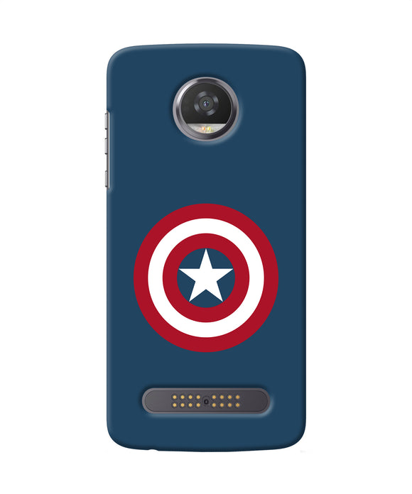 Captain America Logo Moto Z2 Play Back Cover