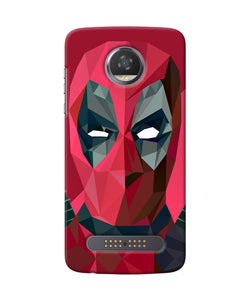 Abstract Deadpool Full Mask Moto Z2 Play Back Cover