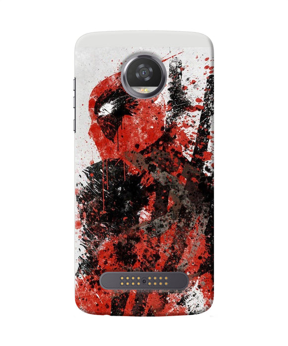 Deadpool Rugh Sketch Moto Z2 Play Back Cover