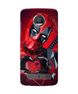 Deadpool Love Moto Z2 Play Back Cover