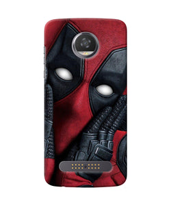 Thinking Deadpool Moto Z2 Play Back Cover