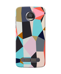 Abstract Colorful Shapes Moto Z2 Play Back Cover