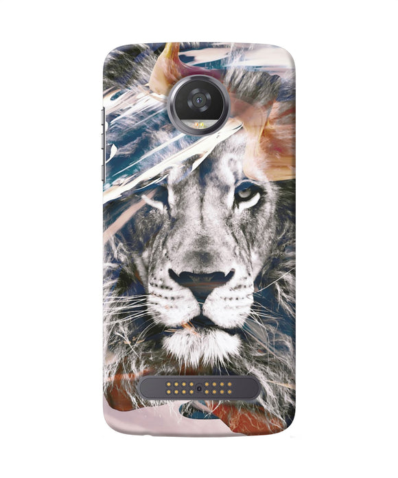 Lion Poster Moto Z2 Play Back Cover