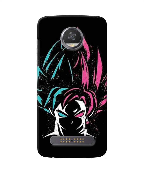 Vegeta Goku Moto Z2 Play Back Cover