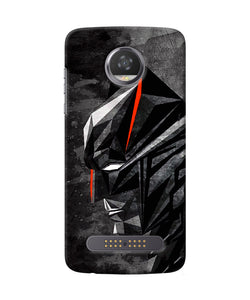 Batman Black Side Face Moto Z2 Play Back Cover