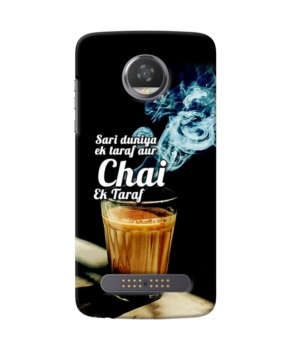 Chai Ek Taraf Quote Moto Z2 Play Back Cover