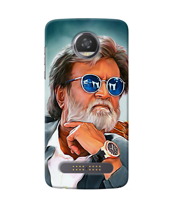 Rajnikant Painting Moto Z2 Play Back Cover