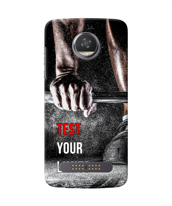 Test Your Limit Quote Moto Z2 Play Back Cover