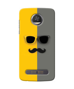 Mustache Glass Moto Z2 Play Back Cover