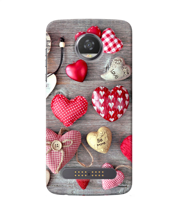 Heart Gifts Moto Z2 Play Back Cover