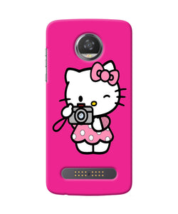 Hello Kitty Cam Pink Moto Z2 Play Back Cover