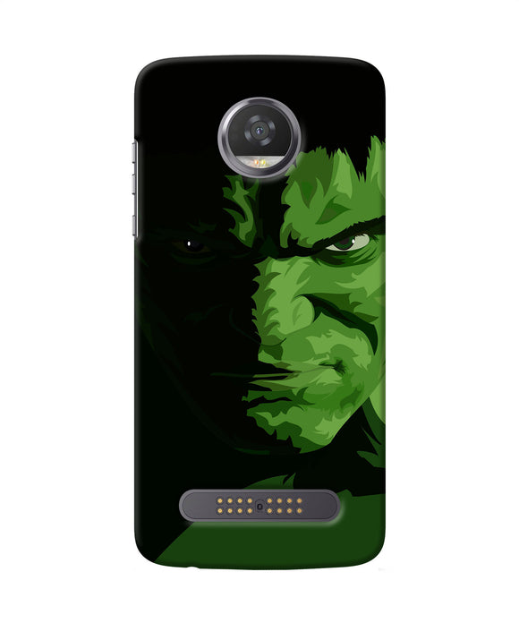 Hulk Green Painting Moto Z2 Play Back Cover