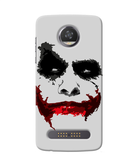 Joker Dark Knight Red Smile Moto Z2 Play Back Cover