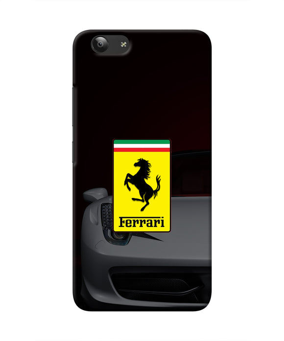 White Ferrari Vivo Y53 Real 4D Back Cover