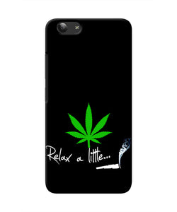 Weed Relax Quote Vivo Y53 Real 4D Back Cover