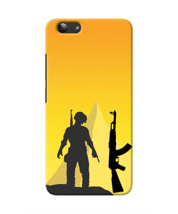 PUBG Silhouette Vivo Y53 Real 4D Back Cover