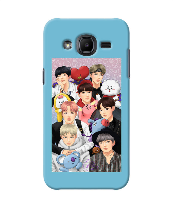 BTS with animals Samsung J2 2017 Back Cover