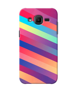 Stripes color Samsung J2 2017 Back Cover