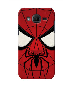 Spiderman Face Samsung J2 2017 Real 4D Back Cover