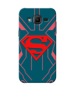 Superman Techno Samsung J2 2017 Real 4D Back Cover