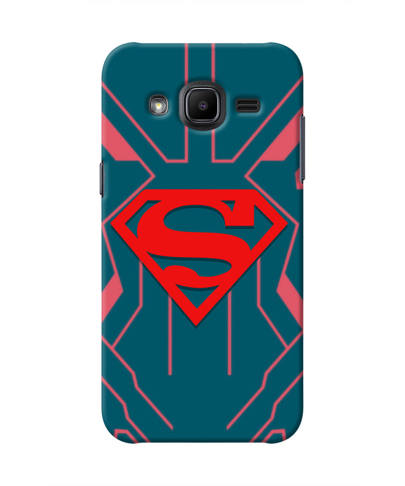 Superman Techno Samsung J2 2017 Real 4D Back Cover