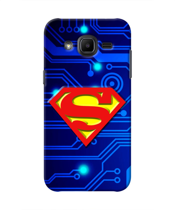 Superman Abstract Samsung J2 2017 Real 4D Back Cover