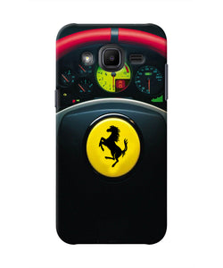 Ferrari Steeriing Wheel Samsung J2 2017 Real 4D Back Cover