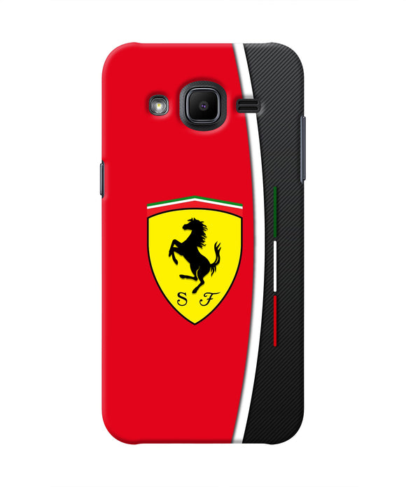 Ferrari Abstract Red Samsung J2 2017 Real 4D Back Cover